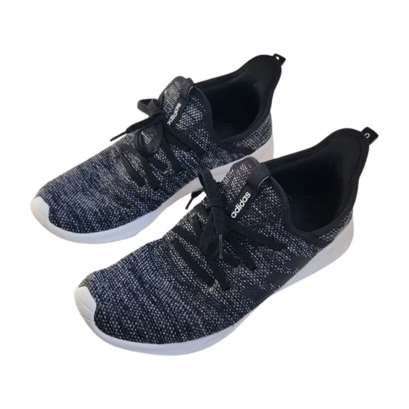 adidas | Shoes | Black Adidas Cloudfoam Sneakers Size 95 | Poshmark